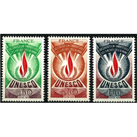 Francia. 1975. Serie Completa. Unesco