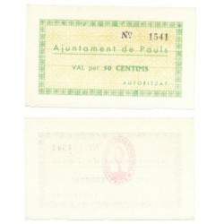 Pauls [1937] Billete de 50 Cèntims (SC)