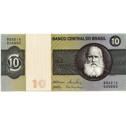 (193e) Brasil. 1970-80. 10 Cruzeiros (SC)