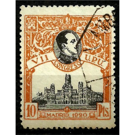 (309) 1920. 10 Pesetas. VII Congreso de la U.P.U.