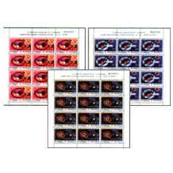(3134 a 3136,MP32 a MP34) 1991. Serie Pre-Olímpica (3x Minipliegos de 12 sellos)