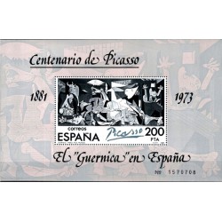 (2631) 1981. 200 Pesetas. El Guernica en España. Centenario de Picasso