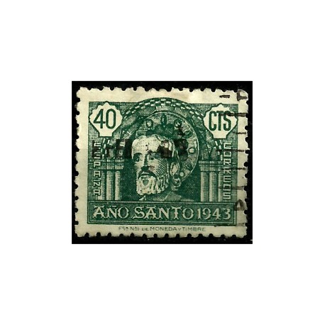 (965) 1943-44. 40 Céntimos. Año Santo Compostelano