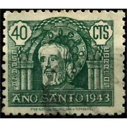 (965) 1943-44. 40 Céntimos. Año Santo Compostelano