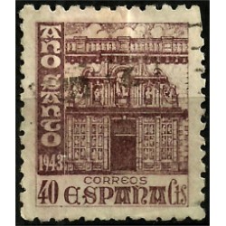 (968) 1943-44. 40 Céntimos. Año Santo Compostelano