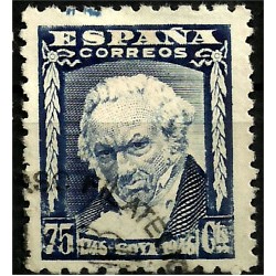 (1007) 1946. 75 Céntimos. II Centenario del nacimiento de Goya