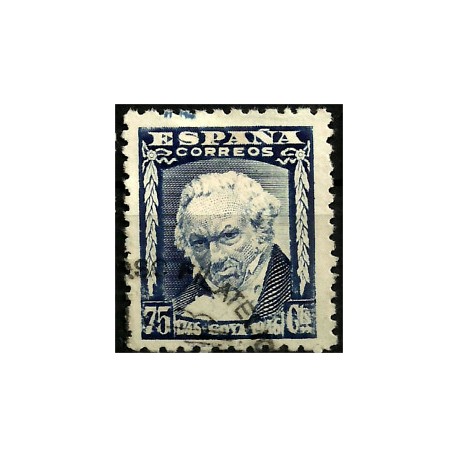 (1007) 1946. 75 Céntimos. II Centenario del nacimiento de Goya