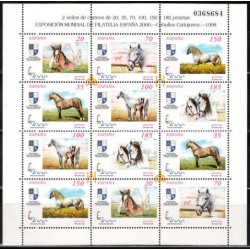 (3608 A 3613A) 1998. Exposición Mundial de Filatelia España 2000