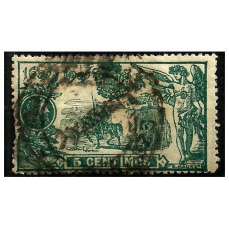 (257) 1905. 5 Céntimos. III Cent. Quijote