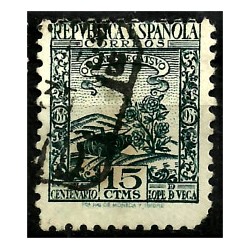 (690) 1935. 15 Céntimos. III Cent. muerte Lopez de Vega