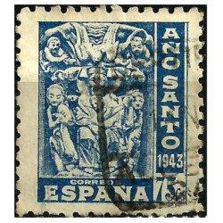 (966) 1943-44. 75 Céntimos. Año Santo Compostelano