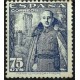 (1031) 1948-54. 70 Céntimos. General Franco y Castillo de la Mota