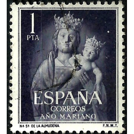 (1139) 1954. 1 Peseta. Año Mariano