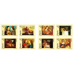 (3925 a 3932) 2002. 8x 0,25 Euro. Carné de ocho sellos. La música.