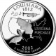 (333) Estados Unidos de América. 2002(P). Quarter Dollar (SC) Louisiana