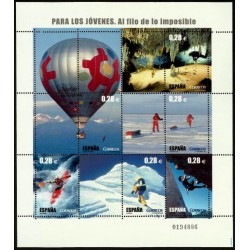 (4193) 2005. 6x 0,28 Euro. Para los jóvenes. Al filo de lo imposible.