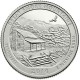 Estados Unidos de América. 2014(P). Quarter Dollar (SC) Great Smoky Mountains