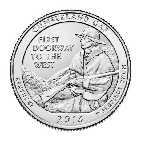 Estados Unidos de América. 2016(D). Quarter Dollar (SC) Shawnee