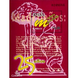 (4320) 2007. 0,30 Euro. 25º Aniv. Movida Madrileña