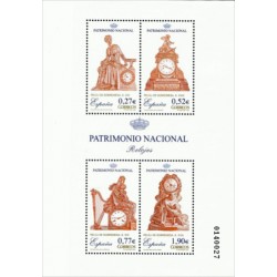 (4071) 2004. 0,27, 0,52, 0,77, 1,90 Euro. Patrimonio Nacional. Relojes