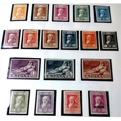 (499 a 515) 1930. Serie Completa. Quinta de Goya en la Expo de Sevilla