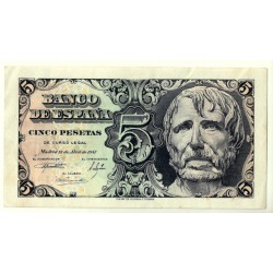 [1947] Billete de 5 Pesetas (EBC) Sin Serie