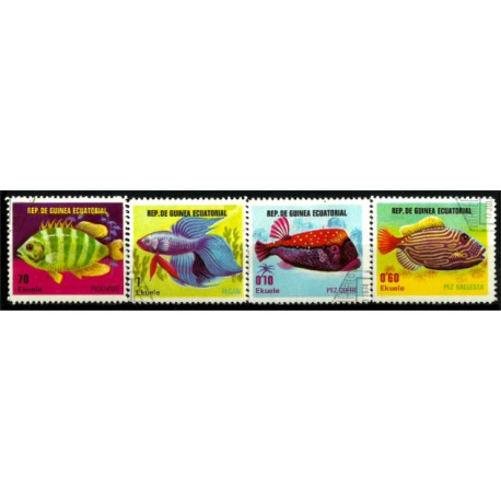 Guinea Ecuatorial. Serie mini. Peces