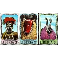 Liberia. Serie Mini. Mascaras de África