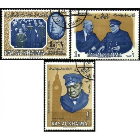 Emiratos Árabes Unidos (Ras Al Khaima). Serie Completa. In Memory of Winston S. Churchill