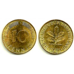(108) Alemania. 1981(F). 10 Pfennig (EBC)
