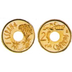 España. 1994. 25 Pesetas (SC) Canarias
