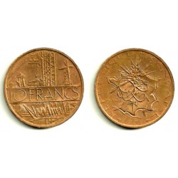 (940) Francia. 1980. 10 Francs (MBC)
