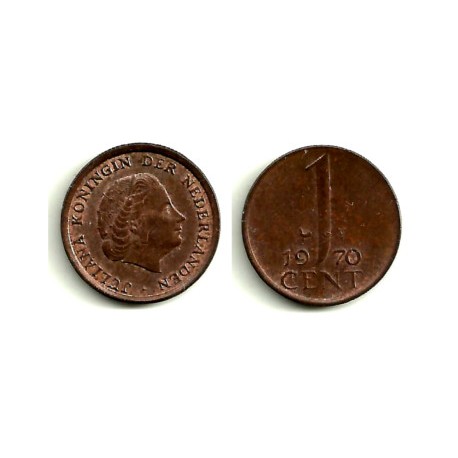 (180) Países Bajos. 1970. 1 Cent (MBC)