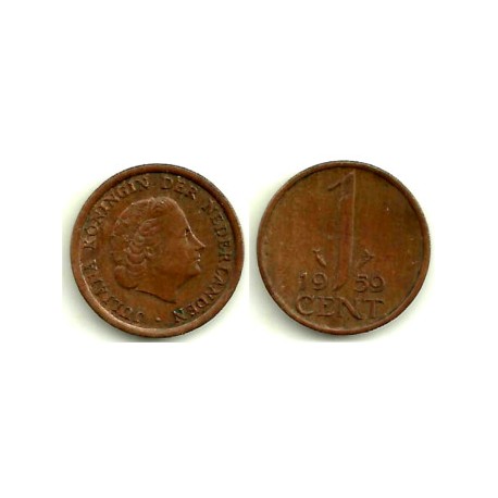 (180) Países Bajos. 1959. 1 Cent (MBC)
