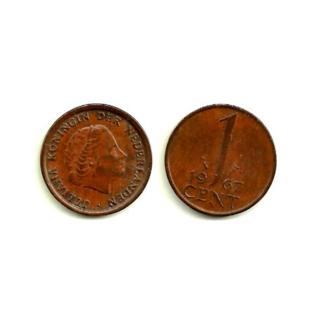 (180) Países Bajos. 1967. 1 Cent (MBC)