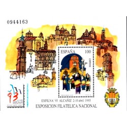 (3249) 1993. 100 Pesetas. EXFILNA