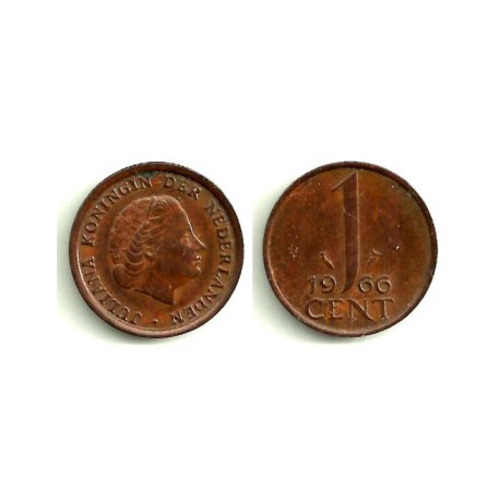 (180) Países Bajos. 1966. 1 Cent (MBC) Small