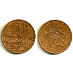 (940) Francia. 1977. 10 Francs (EBC)
