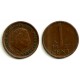 (180) Países Bajos. 1957. 1 Cent (MBC)