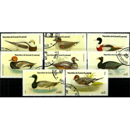 Guinea Ecuatorial. Serie Completa. Aves