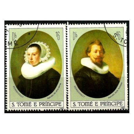 Santo Tomé y Principe. 1983. Serie mini. Rembrandt