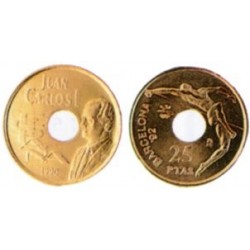 España. 1991. 25 Pesetas (SC) Rey