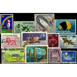 Lote de sellos de varios paises (12 uds)