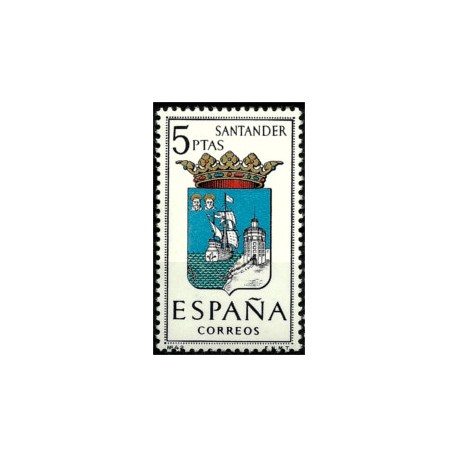 (1635) 1965. 5 Pesetas. Santander