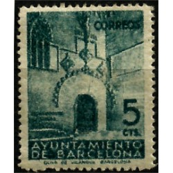 (19) Exposición Internacional de Barcelona. 1938. 5 Céntimos