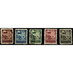 (42 a 46) Exposición Internacional de Barcelona. 1943. Serie Completa