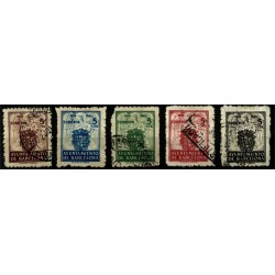 (55 a 59) Exposición Internacional de Barcelona. 1944. Serie Completa