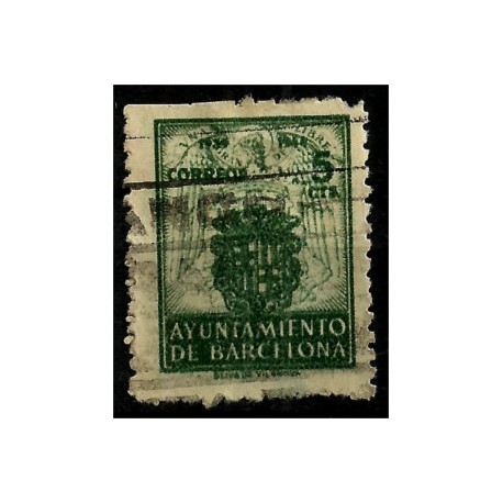 (57) Exposición Internacional de Barcelona. 1944. 5 Céntimos