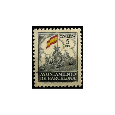 (30) Exposición Internacional de Barcelona. 1941. 5 Céntimos