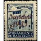 (54) Exposición Internacional de Barcelona. 1943. 5 Céntimos. Sobrecarga NAVIDAD 1943